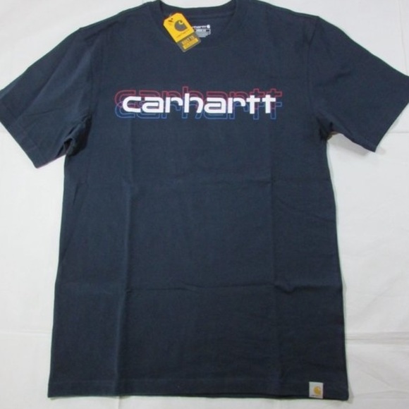 Carhartt Other - NWT! Carhartt loose fit logo graphic tee navy size M